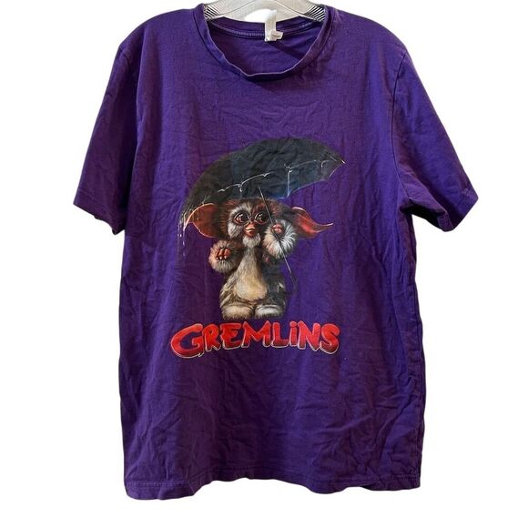 Bella + Canvas Men's Purple Gremlins Graphic T-Shirt Size L Short Sleeve - Picture 3 of 15